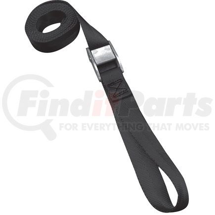 SL48 by ANCRA - Cambuckle Tie Down Strap - 2 pack, 1 in. x 156 in., Black, For 156 lbs. Working Load Limit, Lashing Straps
