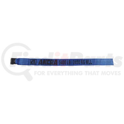 43795-40-30 by ANCRA - Winch Strap - 4 in. x 360 in., Blue, Polyester, with Flat Hook