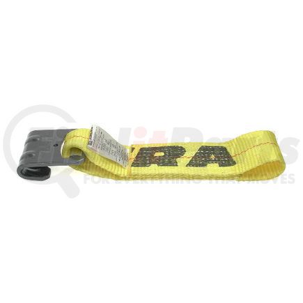 48922-11 by ANCRA - Winch Strap - 3 in. x 18 in., Fixed End Strap, Polyester, with Flat Hook and Loop End