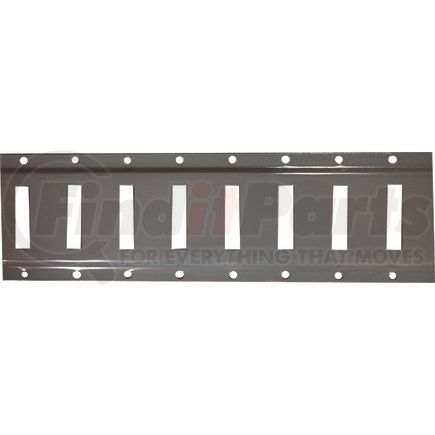 42948-10 by ANCRA - Cargo Divider Track Bracket - 120 in., Gray, Powder Coated, Steel, Horizontal, A-Series Track