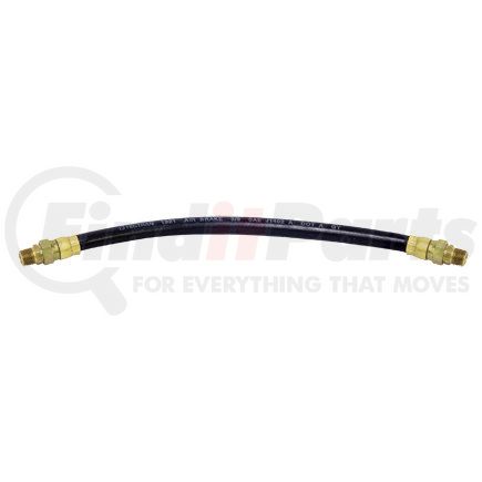 161SW4266 by TECTRAN - Air Brake Hose Assembly - 42 in., 3/8 in. Hose I.D, Dual 3/8 in. Swivel Ends