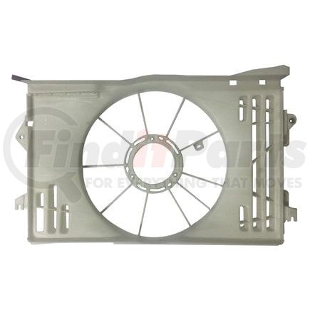 Continental AG FA73008 Engine Cooling Fan Shroud Radiator Fan Shroud and Reservoir Assembly