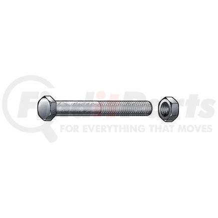 334-1291 by DAYTON PARTS - Bolt - Assembly, 7/8"-9 Thread Diameter, 5" OAL, GR8, 2" Thread Length