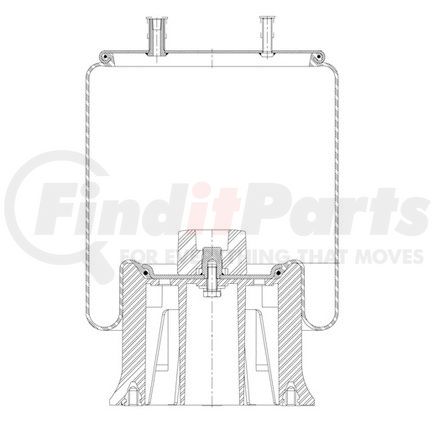 452-9122 by DAYTON PARTS - AIR SPRING;RLOB/P