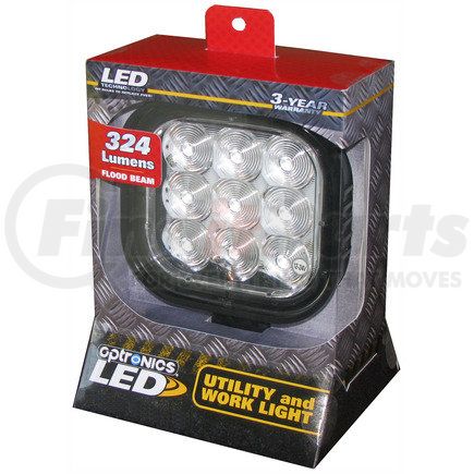 Optronics TLL50FS Work Light LED REC; 4X6; FLOOD;