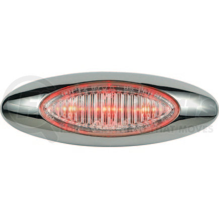 00212707P by OPTRONICS - M5 LED;BULL BEZEL RED