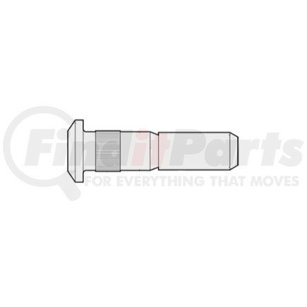 13-1128R by DAYTON PARTS - Wheel Stud - Right, Type 7, Headed, 3/4"-16 Thread, 2.94 in. Length