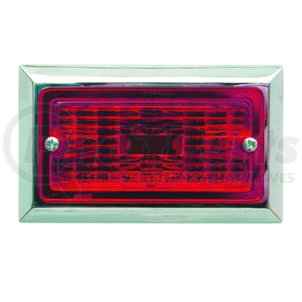 Optronics MC71RS Side Marker Light RED CHROME FLUSH-MT