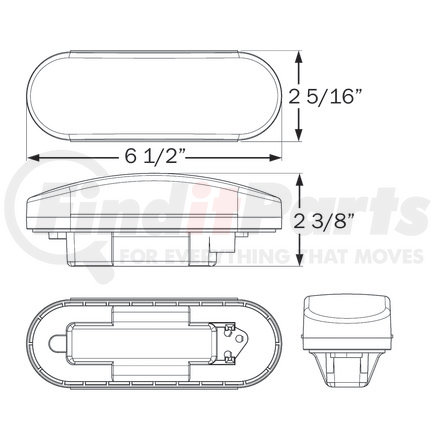 ST70RK by OPTRONICS - TAIL LIGHT KIT FLUSH