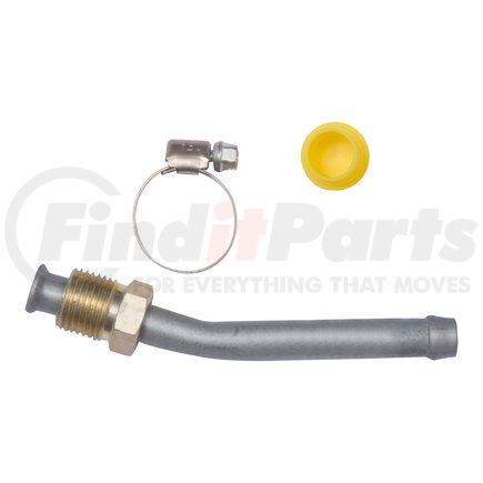 Edelmann 39859 Power Steering Return Line End Fitting 3/8" Male Inv. Flare x 3/8" Beaded Tube