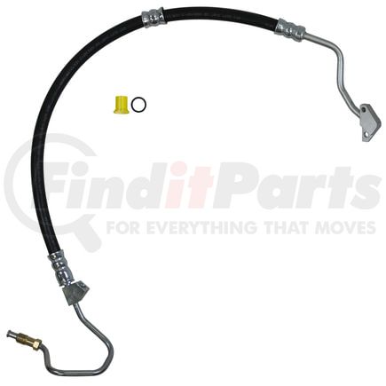 80994 by EDELMANN - 14MM Male Inv. Flare x 18MM Male Captive "O" Ring - W/Switch Port