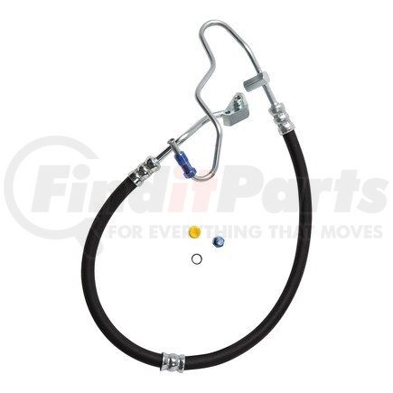 Edelmann 80298 Power Steering Pressure Line Hose Assembly 14MM Male Captive "O" Ring x 14MM Male Inv. Flare - W/Switch Port