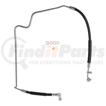 Edelmann 91758 Power Steering Pressure Line Hose Assembly 16MM Banjo x 16MM Banjo - W/Switch Port