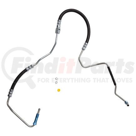Edelmann 91953 Power Steering Pressure Line Hose Assembly 16MM Long Male "O" Ring x 18MM Male "O" Ring - W/Switch Port