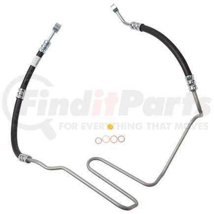 Edelmann 92334 Power Steering Pressure Line Hose Assembly 14MM Banjo x 16MM Banjo