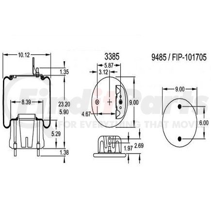 60R08-26 by DAYTON PARTS - 60 X 8 X 26 X 26