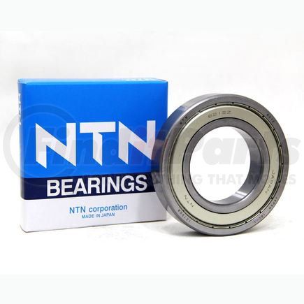 6209 by NTN - Ball Bearing - Radial/Deep Groove, Straight Bore, 45 mm I.D. and 85 mm O.D.