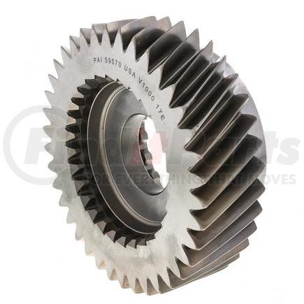 EF59570 by PAI - Auxiliary Transmission Main Drive Gear - Gray, For Fuller RTLO 16713 Transmission Application, 23 Inner Tooth Count