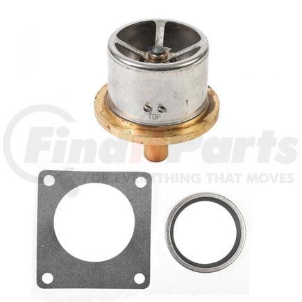 EAS-3295M-170 by PAI - Engine Coolant Thermostat - Gasket Included, 170 F Opening Temperature, Vented, For Mack E6 / E7 / E-Tech / ASET Engine Application