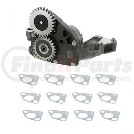 141313 by PAI - Engine Oil Pump - Black / Silver, Gasket Included, For Cummins ISX Series Application
