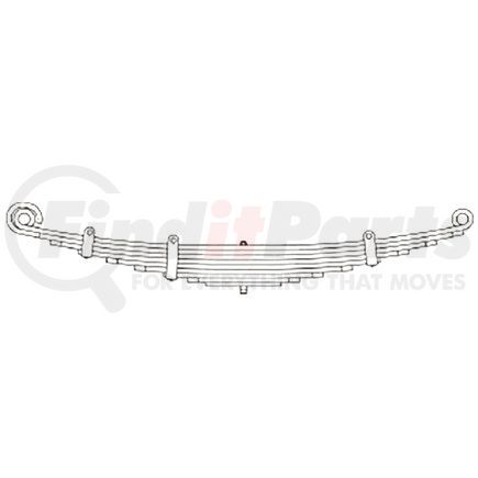 96-1296 by DAYTON PARTS - Leaf Spring