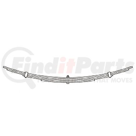 43-347 by DAYTON PARTS - Leaf Spring