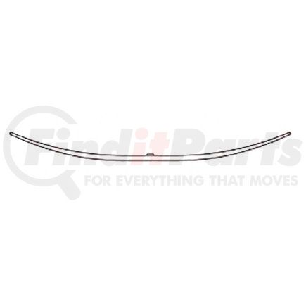 48-921 by DAYTON PARTS - Leaf Helper Spring - Rear, Single Leaf, 3 in, Width, OEM 660130, For GMC Applications