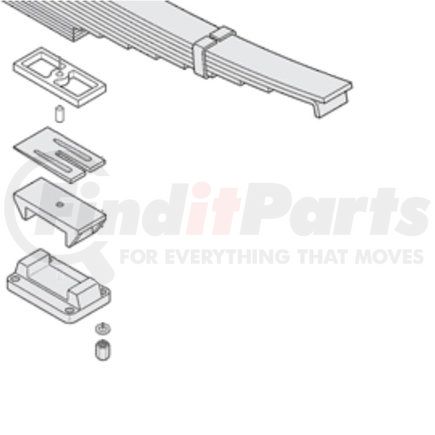 338-2182 by DAYTON PARTS - PLATE,BOTM 4DG 473395C1