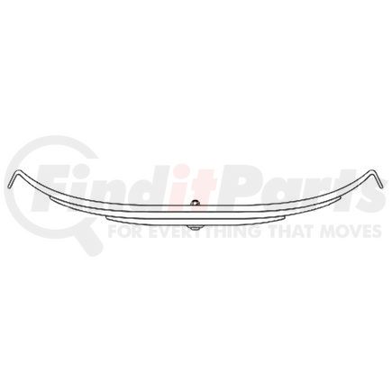 TRA-3209 by DAYTON PARTS - Leaf Spring