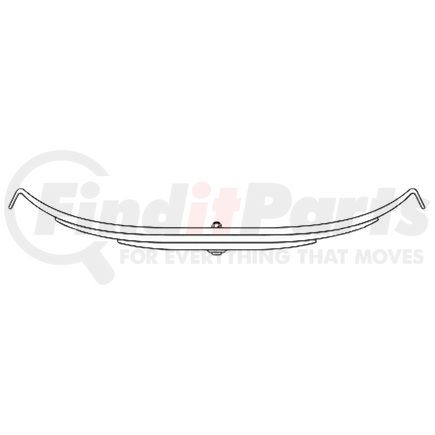 TRA-012 by DAYTON PARTS - LEAF SPRING LEAF SPRING