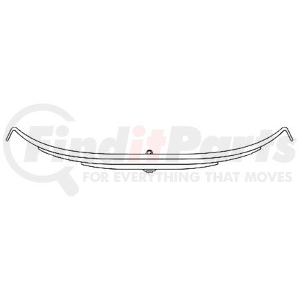 TRA-2728HD by DAYTON PARTS - Leaf Spring