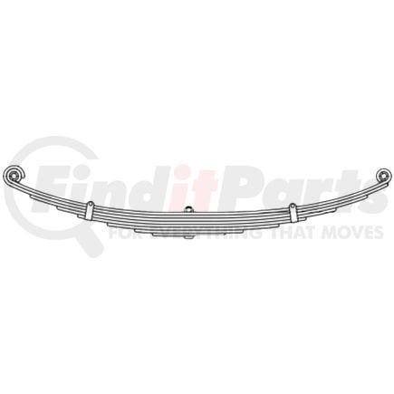 59-578 by DAYTON PARTS - Leaf Spring - Front, Parabolic Spring, 5-Leaf, 4 in. Width, OEM B816022001