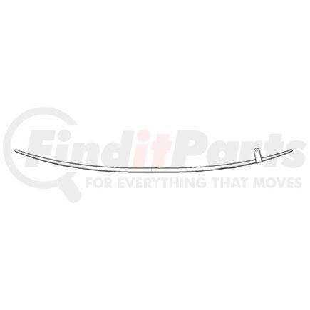 TXL-590 by DAYTON PARTS - Leaf Spring - Full Tapered Extra Leaf