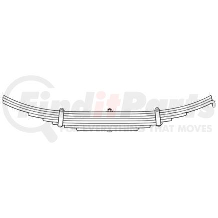 TRA-2689 by DAYTON PARTS - Leaf Spring