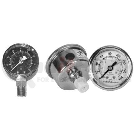 334-1606A by DAYTON PARTS - Multi-Purpose Pressure Gauge - Silicone-Filled, OEM 90054280