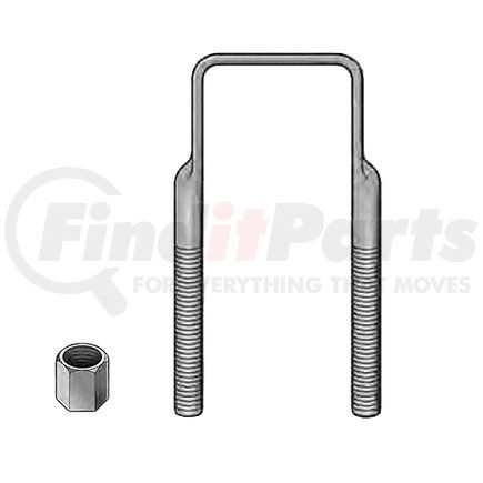 361-180 by DAYTON PARTS - Threaded U-Bolt