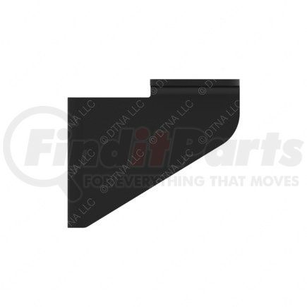 419585000 by FREIGHTLINER - Exhaust Muffler Bracket - Steel, Black, 4.34 mm THK