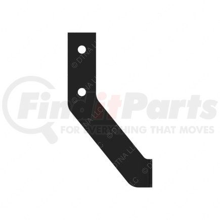 421343001 by FREIGHTLINER - Exhaust Mount - Left Side, Steel, Black, 0.18 in. THK