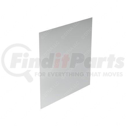 421386003 by FREIGHTLINER - Exhaust Heat Shield - Woven Glass Fiber Reinforced With Aluminum Foil, 13.78 in. x 13.78 in.