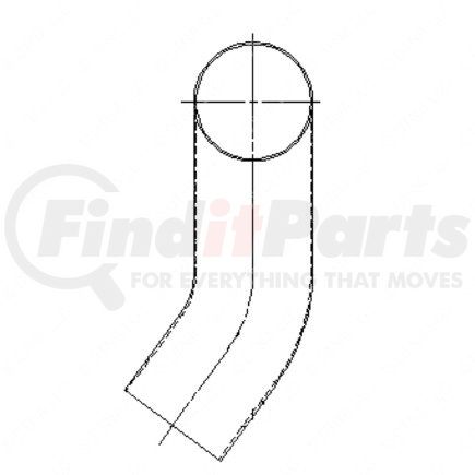 415077000 by FREIGHTLINER - Exhaust Pipe - Assembly, Tube