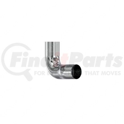 418892009 by FREIGHTLINER - Exhaust Pipe - Muffler, ISM at 3 Deg, Chrome