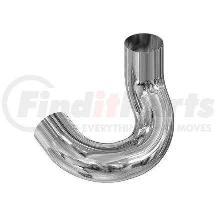 418977003 by FREIGHTLINER - Exhaust Pipe - Chrome, C10/12 at 3 Deg