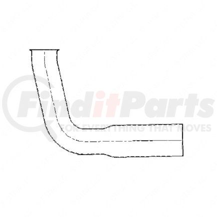 425807000 by FREIGHTLINER - Exhaust Pipe - Engine, Outlet, Horizontal, C13, EPA07