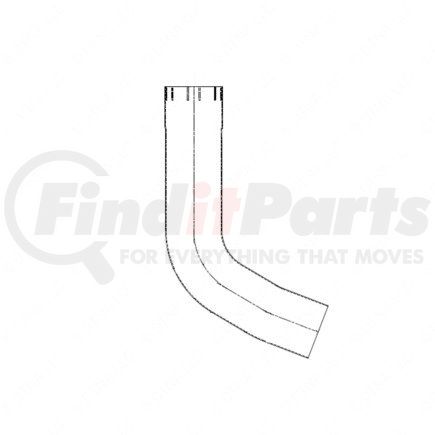 424935001 by FREIGHTLINER - Exhaust Pipe - Intermediate, B-Pillar, Mounted 390