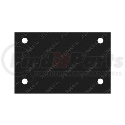513022000 by FREIGHTLINER - Radiator Support Plate - Right Side, Steel, Black, 3.03 mm THK