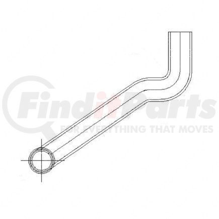 516485002 by FREIGHTLINER - Tubing - Coolant, Upper, Electro Chemical Resistant