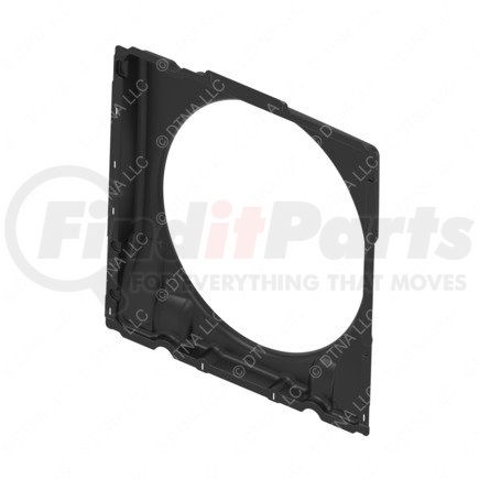 528227000 by FREIGHTLINER - Engine Cooling Fan Shroud - Glass Fiber Reinforced, Black, 1105.52 mm x 136.5 mm