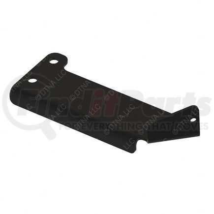 528740000 by FREIGHTLINER - Engine Oil Filler Tube Bracket - Steel, Black, 3.23 mm THK