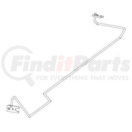 519232001 by FREIGHTLINER - HVAC Hardline - Aluminum, 1000 psi Burst Pressure