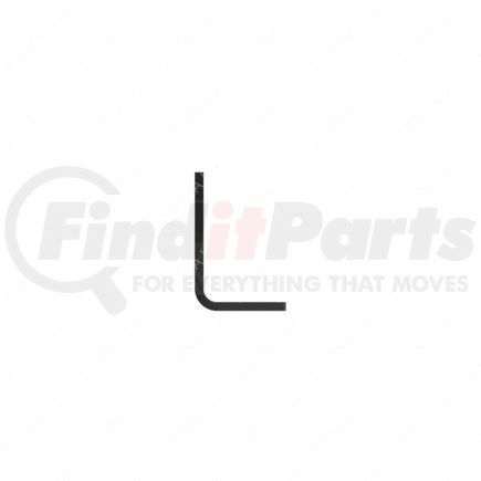 520758000 by FREIGHTLINER - Hood Lift Support Bracket - Left Side, Steel, 9.6 in. x 3.94 in., 0.25 in. THK